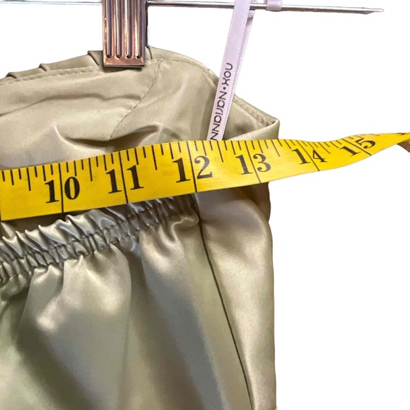 Narianna Womens Sage Green Strapless Sweetheart Pleated Homecoming Dress XS - Picture 5 of 10